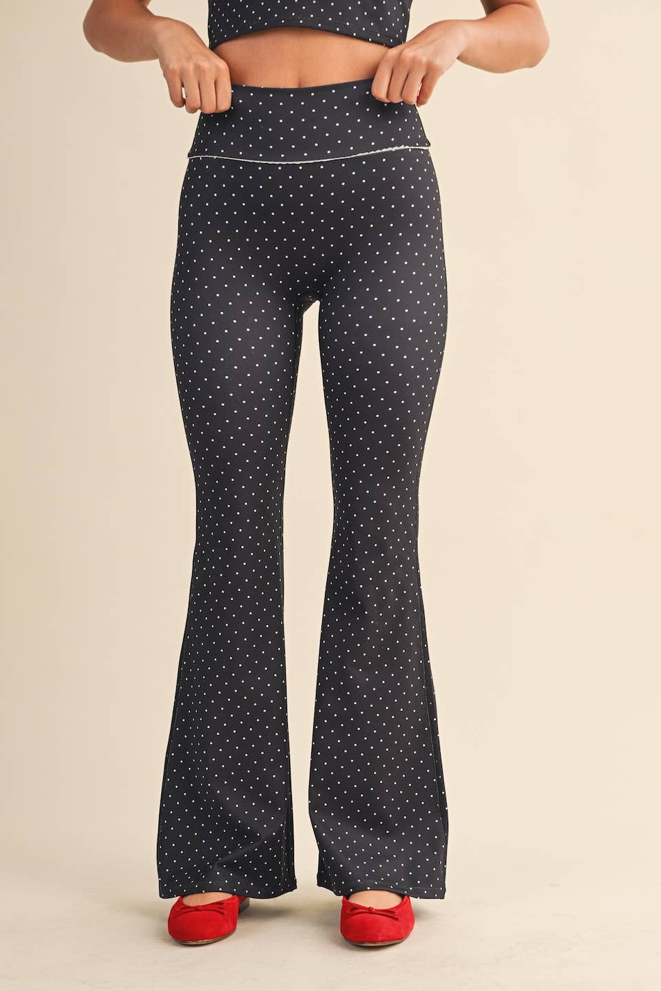 Polka Dot Flare Legging