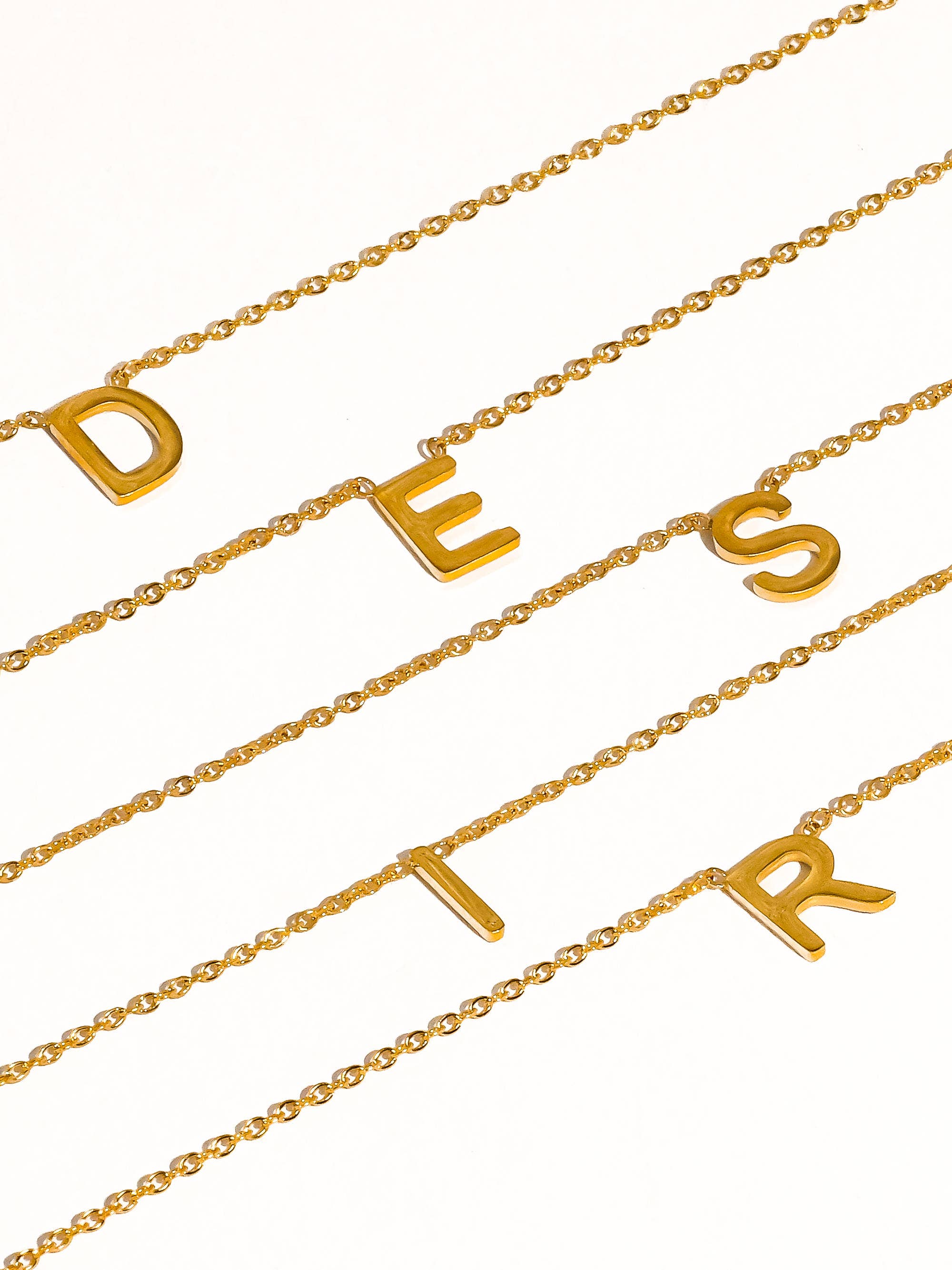 Gold Letter Necklace