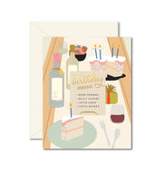 Birthday Tablescape Card