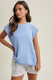Sunday Blue Sweater Vest