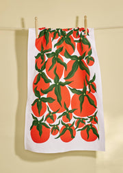 Tomato Red Tea Towel