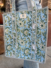 Georgia Vine Quilted Tote Bag