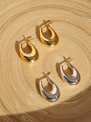 Classic Droplet Hoop Earring
