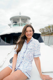 Blue Oysters - Short Pajama Set