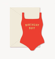 Birthday Suit Flat Card