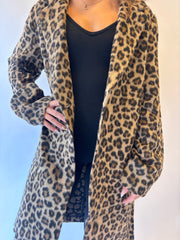 Leopard Print Statement Coat