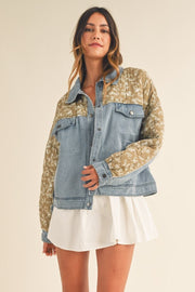 Quilted With Denim Jacket