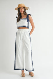 Chevron Sail Crop Top