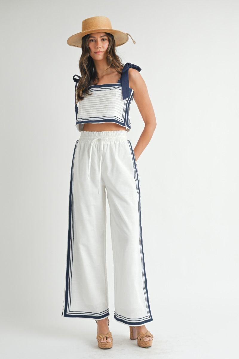 Chevron Sail Crop Top