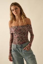 Floral Off-Shoulder Bodysuit